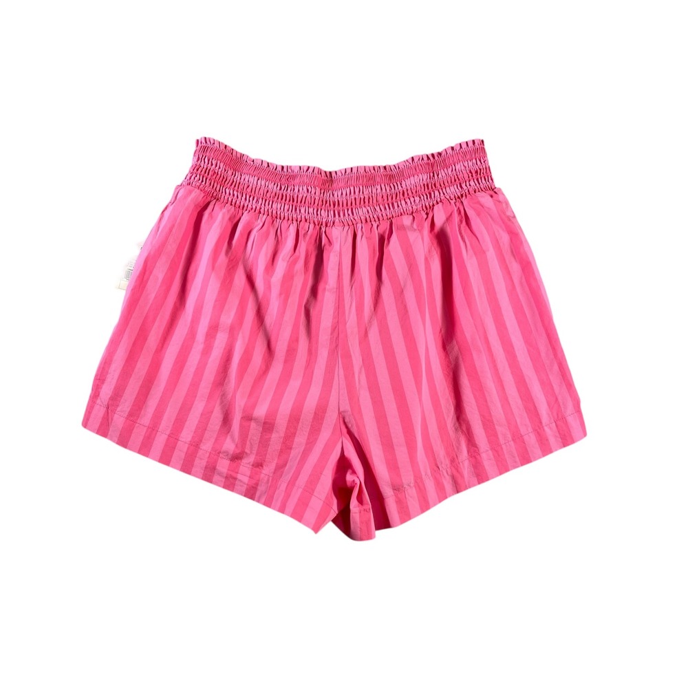 A New Day Womens Pink Striped Smocked Waist Shorts Size Medium NWT - Picture 2 of 12